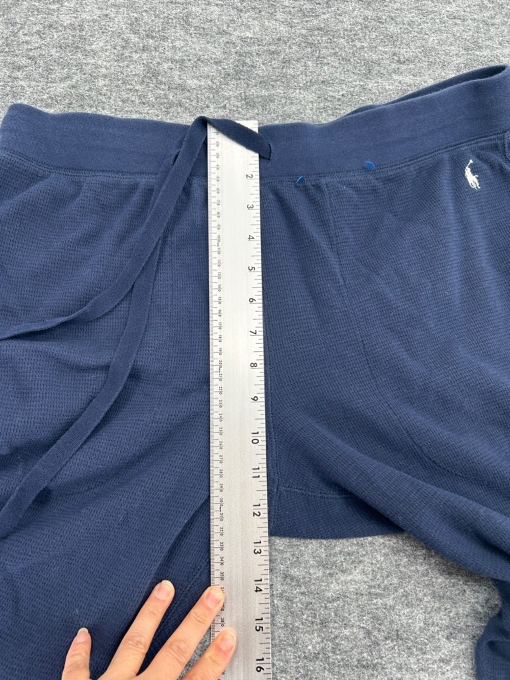 Polo Ralph Lauren Waffle Knit Pajama Jogger Pants Navy Blue Men’s Size XL - Picture 6 of 10